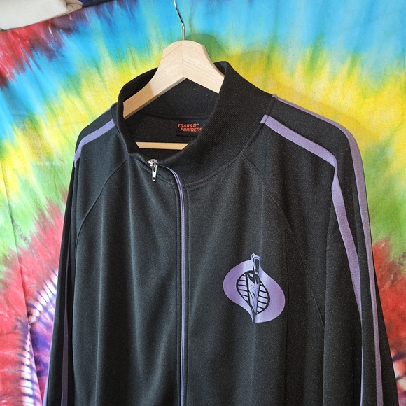 2007 Transformers Purple and Black Full Zip Track Jacket - Picture 3 of 11